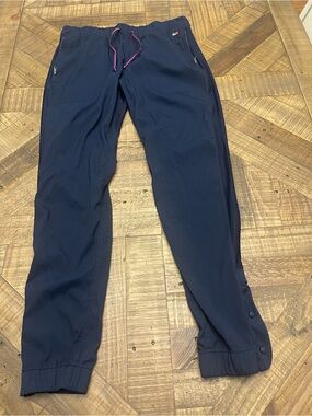 Koi Lite Women's Scrub Pants Navy Blue - Size Medium Tall MT Drawstring